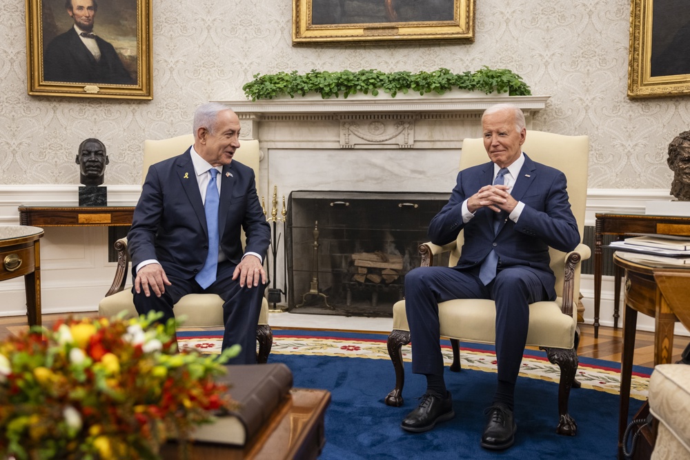 em-reuniao-para-discutir-guerra-em-gaza,-netanyahu-diz-que-trabalhara-com-biden-‘nos-proximos-meses’