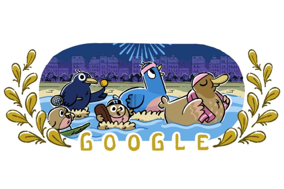 e-hoje!-doodle-do-google-celebra-abertura-das-olimpiadas-2024-em-paris