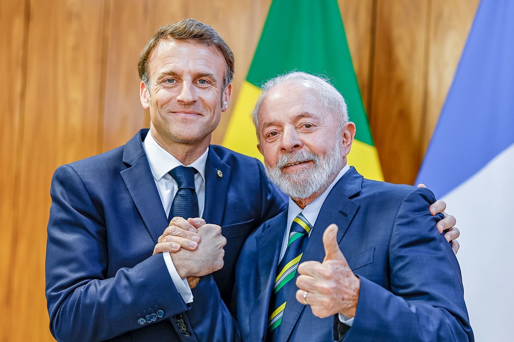 macron-diz-que-apoiara,-junto-a-lula,-a-‘aspiracao-do-povo-venezuelano-por-eleicao-transparente’