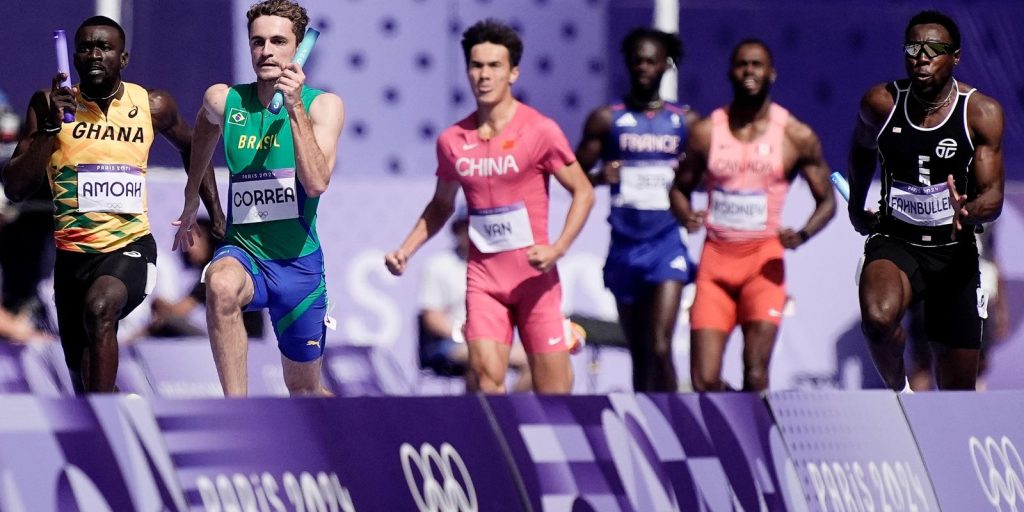 brasil-fica-fora-da-final-do-revezamento-4x100m-no-atletismo-em-paris