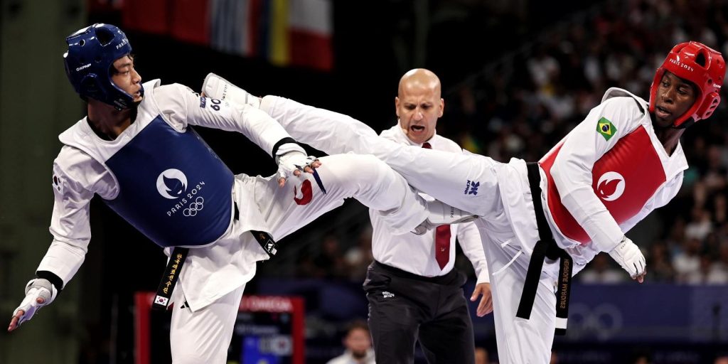 taekwondo:-henrique-marques-e-caroline-santos-ficam-fora-do-podio