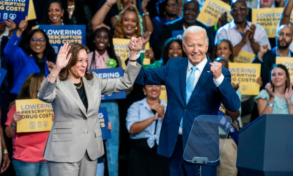 biden-e-kamala-fazem-primeiro-ato-juntos-e-dao-impulso-a-campanha-democrata