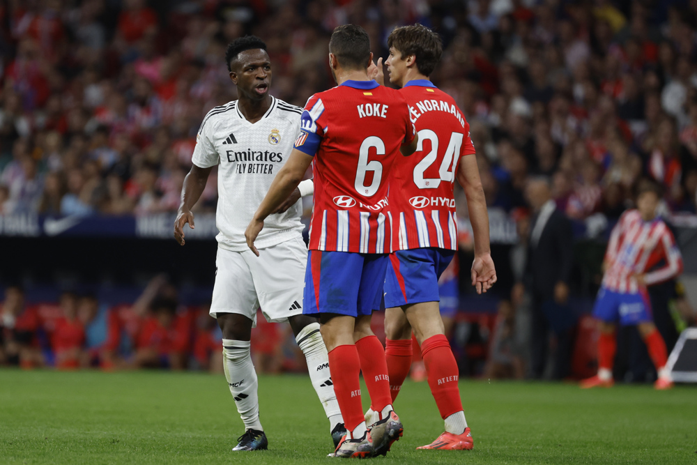 derbi-entre-real-madrid-e-atletico-termina-empatado-e-sob-tensao,-mas-sem-ofensas-a-vinicius-junior