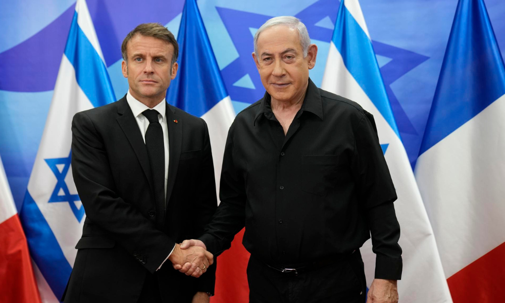 macron-insiste-a-netanyahu-que-‘chegou-a-hora-de-um-cessar-fogo’