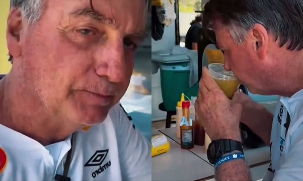 bolsonaro-posta-video-rindo-e-tomando-caldo-de-cana-apos-divulgacao-de-relatorio-da-pf-sobre-golpe