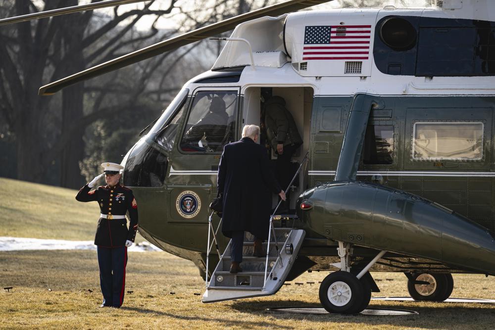 trump-visita-carolina-do-norte-e-california-em-primeira-viagem-do-segundo-mandato