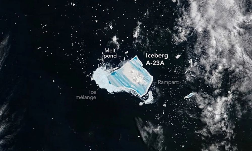 a-23a:-maior-iceberg-do-mundo-esta-prestes-a-entrar-em-colapso,-afirma-nasa