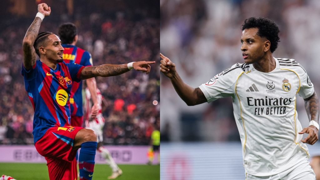raphinha-x-rodrygo:-brasileiros-em-alta-na-final-da-supercopa